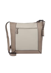 TOM TAILOR NARA - Schultertasche, Reißverschluss, Kunstleder, für Damen - 153MIXED TAUPE