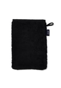 JOOP! CLASSIC DOUBLEFACE Waschhandschuh 16x22 cm, Schwarz - JOOP! CLASSIC DOUBLEFACE - Anthrazit