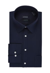 DUNMORE - Businesshemd, Comfort Fit, Brusttasche, für Herren - 1 NAVY