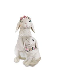 LOBERON Hasen Sappos weiß - Osterfiguren - weiß