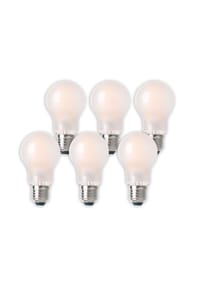 näve Leuchten - 6er-Set LED Leuchtmittel "BOBS" E27/ 8W H: 10,8cm warmweiß - 