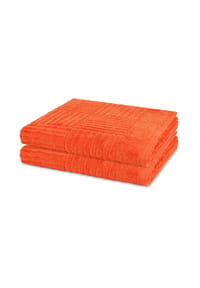 ROSS® 2 X Duschtuch im Set Carre - Carre - Anthrazit