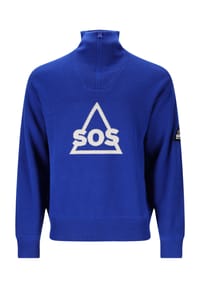 SOS - Pullover Tignes mit hochabschließendem Kragen - 1001A Black