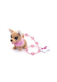 Simba - ChiChi LOVE interaktives Kuscheltier "Loomy" - HELLBRAUN/PINK