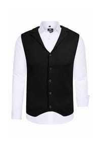 RUSTY NEAL® - Hemden-Set inklusive Langarmhemd und Weste - Anthrazit