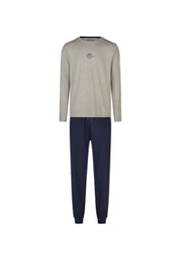 Phil & Co. Berlin - Pyjama Great Bay - grau/dunkelblau
