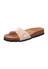 Tamaris - Pantoletten - BEIGE/SNAKE