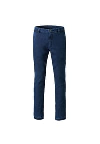 MEYER - Jeanshose BONN mit buntgewebtem Thermofutter - blau