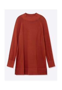 sheego - Longpullover - rostrot