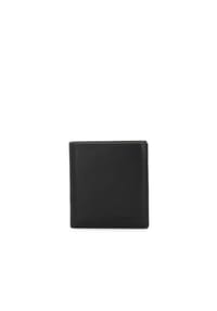Kazar - Schwarzes Portemonnaie mit grauem Interieur - Schwarz