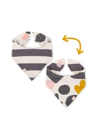 sigikid® - Wendehalstuch Schneehase ,  für Babys - mehrfarbig