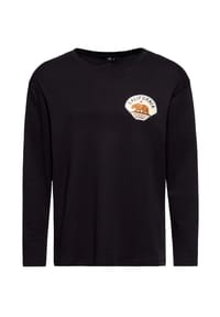 KING KEROSIN - Langarmshirt mit Brust-Print California Motor State - blau