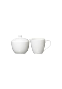 Ritzenhoff & Breker Milch- und Zucker-Set Saphir 2er Set weiß - SAPHIR - weiß