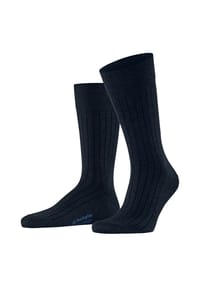 Burlington - Socken, Rippstruktur, für Herren - 3000 BLACK