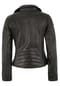 JILANI Damen Lederjacke Bikerjacke Lammnappa schwarz / pink Bild 9