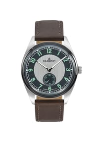 DUGENA BREMEN - Herren Armbanduhr "Bremen" - silber|schwarz|grün