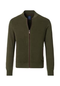 redmond - Strickjacke Basic - Braun
