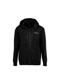 ARMANI EXCHANGE - Damen Sweatjacke - Reißverschluss, Kapuze, Logo - Schwarz