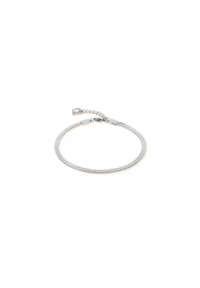 COEUR DE LION - Schlangenarmband Flach - Silber