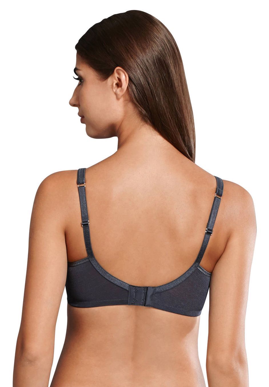 Rosa Faia Fleur Soft-Bh, Schleifchen-Applikation, FüR Damen, Grau, 75C