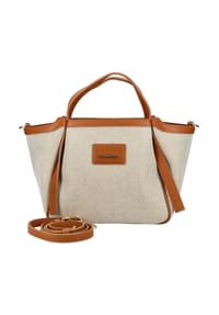 NeroGiardini - Lederimitat/Textil Taschen - Braun/Beige