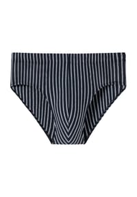 SCHIESSER - 95/5 Essentials Slip, Streifen, Gummibund, für Herren - DUNKELBLAU