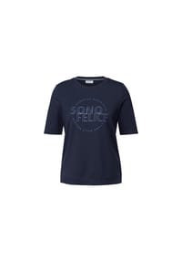 CECIL - T-Shirt, Halbarm, für Damen - 36715 BLUE