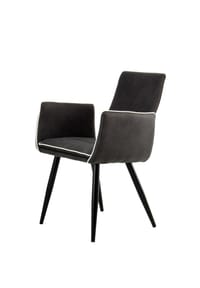 Kayoom - Stuhl Penelope 110 2er-Set in schwarz - schwarz