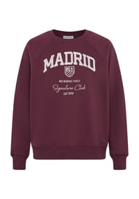 MANGUUN - Sweatshirt, Rippbündchen, für Damen - BEIGE
