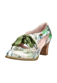 LAURA VITA® - Leder/Textil Pumps - Grün