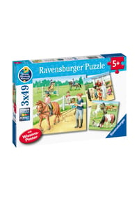 Ravensburger - Bilderpuzzle" Ein Tag auf dem Reiterhof", 300 Teile - 