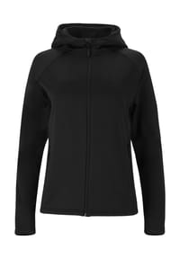 ENDURANCE - Sweatjacke Almaty mit praktischer Kapuze - 1001 Black