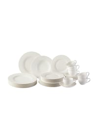 vivo© Villeroy & Boch Group Kombiservice Basic White 30er Set weiß - BASIC WHITE - weiß