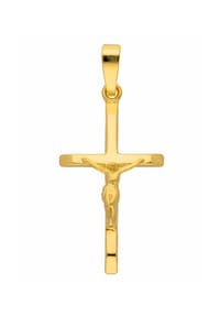 Adelia's 585 Gold Kreuz Anhänger Korpus Bild 1