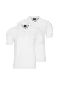 RAGMAN - Poloshirt 2er Pack Basic - Anthrazit