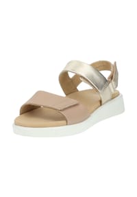 ara® - Leder Sandalen - Beige/Gold