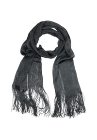 collezione alessandro® - Schal Mesh aus angenehm weichem Material - schwarz
