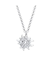 elli. - Halskette Edelweiss Symbol Anhänger Tracht 925 Silber - Silber