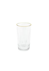 ALMINA® - Almina Elisa Trinkgläser-Set 6-teilig mit Goldumrandung - Transparent OneSize