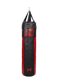 TAPOUT® - Boxsack aus Kunstleder POUCH - Black/Ecru