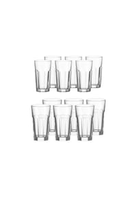 LEONARDO Longdrinkgläser Rock 24er Set transparent - ROCK - transparent