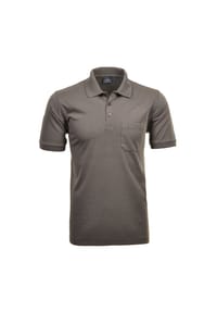 RAGMAN - Herren Poloshirt - Oberteil, Softknit-Polo, Baumwollmischung, Brusttasche, Knopfleiste, kurz, einfarbig - 006 WEISS