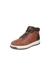rieker - Leder/Textil Sneaker - Mittelbraun