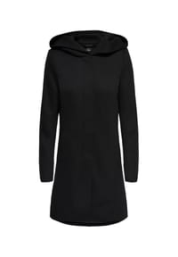 ONLY® - Kurzmantel "Sedona", Kapuze, Nahttaschen, für Damen - BLACK