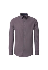 CASAMODA - Herren Freizeithemd Print Casual Fit - Rot