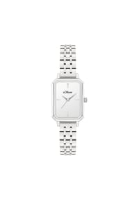 s.Oliver - Armbanduhr The Rectangular - bicolor
