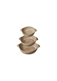Ritzenhoff & Breker Auflaufformen-Set rund Tortosa 3er Set braun - TORTOSA - 