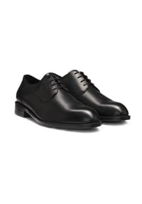 BOSS - Schnürschuhe "Tayil", Glattleder, für Herren - 001 BLACK