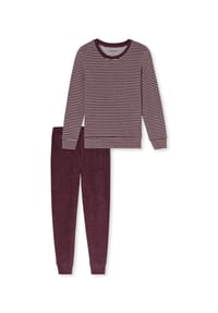 SCHIESSER - Schlafanzug Casual Essentials - Kakao