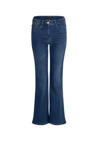 BETTY BARCLAY - Flared Cut-Jeans mit aufgesetzten Taschen - Blau